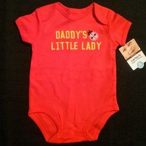 🌻 Carter's Baby Girls LADYBUG Bodysuit